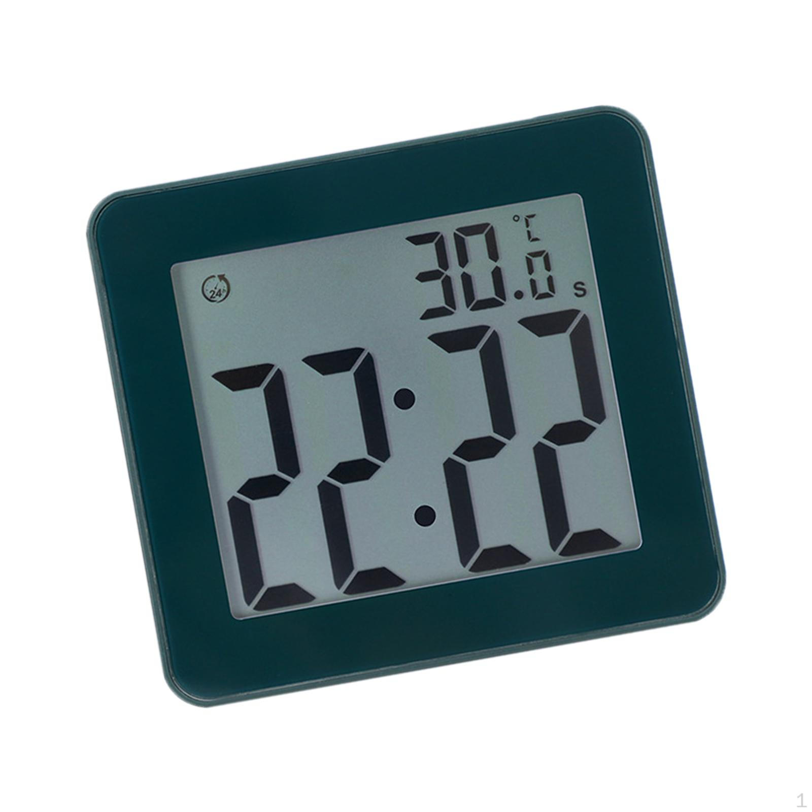 

Цифровые часы с питанием от батареи, дисплей температуры для домашней гостиной зелёный