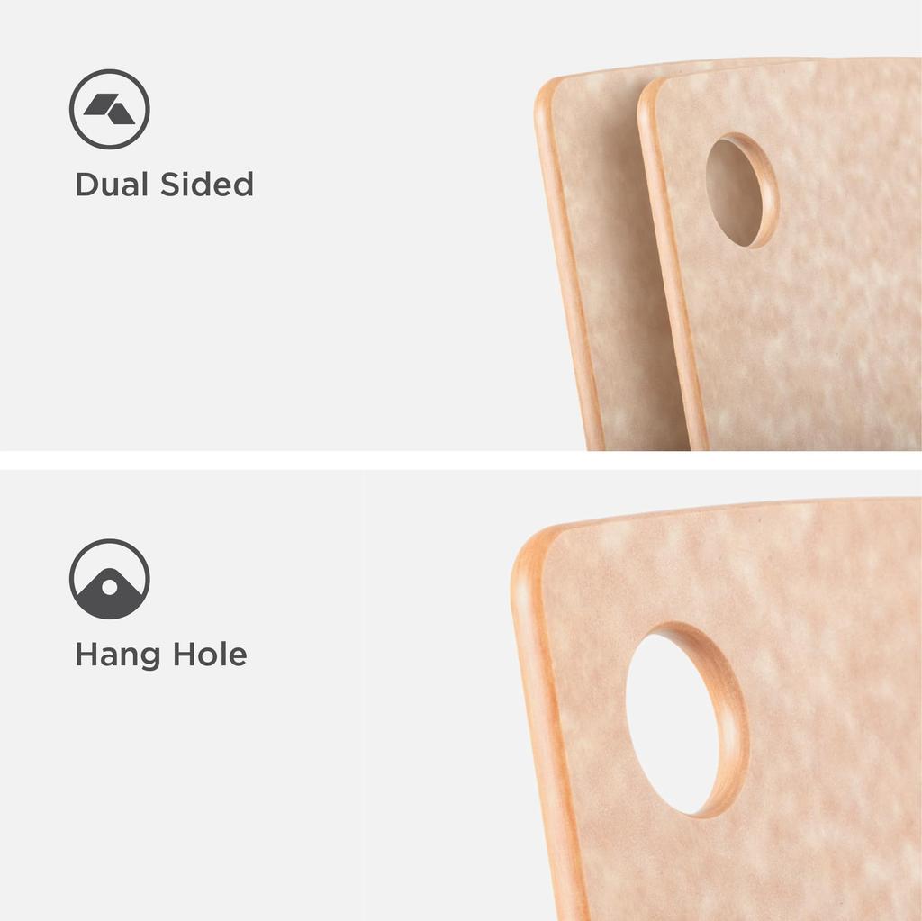 Epikurejská dřevěná krájecí deska velikosti S přírodní pravá myčka nádobí sterilizace vroucí vodou velmi tenká [Japonský produkt] bezpečná, kompatibilní, odolná,