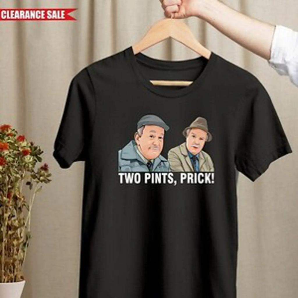 Zwei Pints Prick T Shirt Scottish Still Game Schottland Lustig MNner Oberteil Vintage Stylish Fashion Casual Soft