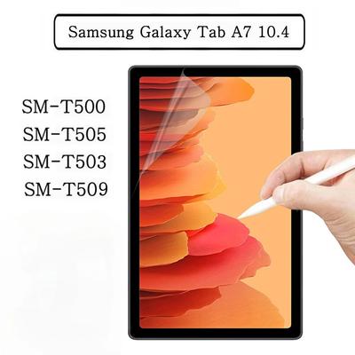 1/2/3PCS Paper Feel Film For Samsung Galaxy Tab A7 10.4 2020 2022 T500 T505 T503 T509 Like Writing On Paper Screen Protector