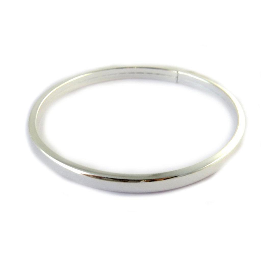 Les Trésors De Lily [N7277] - Silver Bracelet 'Half-Jonc' - 60 Mm 5 Mm