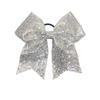 Children's Shiny Sequin Bow Hair Tie with Swallowtail Ribbon