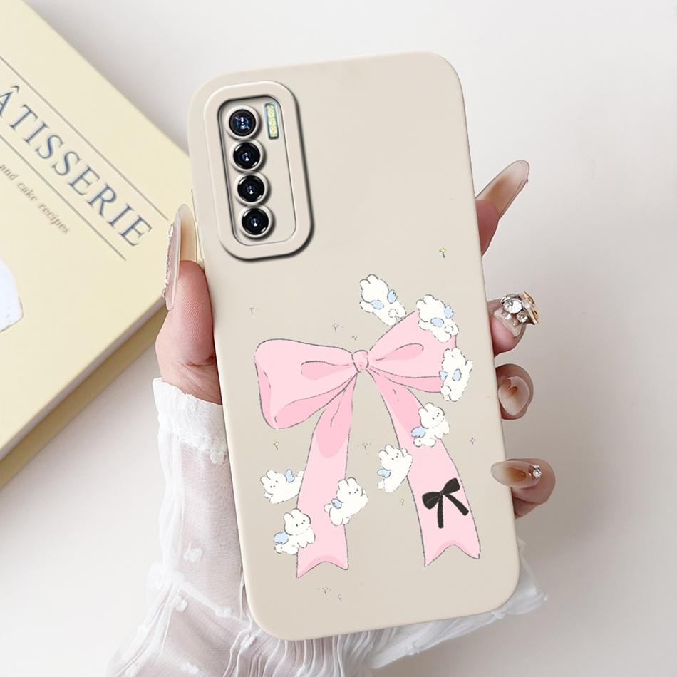 For Tecno Camon 17 Pro 17P Phone Case Camon17 Camon17P 17Pro CG8 CG7 CG6 Elegant Floral Pattern Soft Silicone Shockproof Cases
