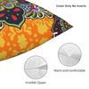 Fashion Mexican Talavera Flower Ceramic Tile Cushion Covers 40x40cm Soft Pillow Case for Car Square Pillowcase Home Decor
