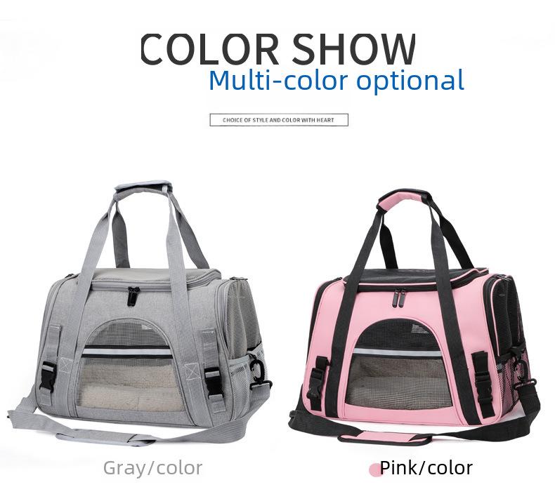 Breathable Foldable Pet Handbag for Cats and Dogs