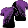 T-shirt Stampa Digitale 3D Top Manica Corta da Ragazzo e Uomo Versatile Traspirante