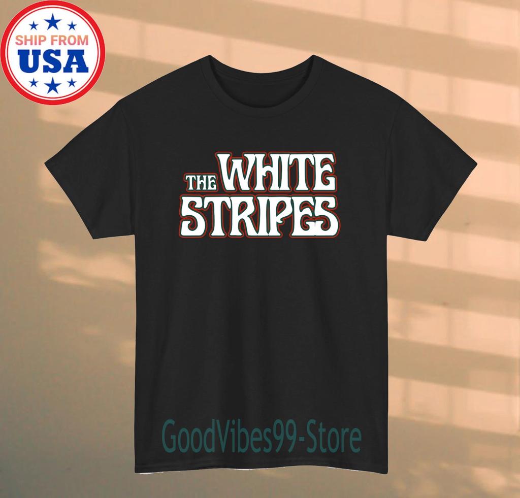 The White Stripes Uomo Nero Taglia S-5XL