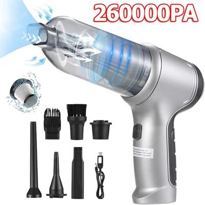 Auto Stofzuiger Draagbaar Krachtig Opblaasbaar Mini Stofopvanger Droog en Nat Huishoudelijk Auto Dual-use Draadloos Handheld Reinigingsgereedschap