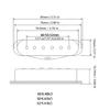 3Pcs Electric Guitar Pickup Replacement Neck/Middle/Bridge Single Coil Guitar Pickups with Screws and Springs Enduring