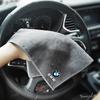 Car Keychain Soft Brush Wash Towel Cleaning Tool Interior Accessory For BMW 1 3 5 7 Series X1 X3 X4 X5 F10 F15 F16 F20 F30 F18 GH5