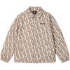 Heritage Letter Print Comfortable Lightweight Down Jacket Men Jacket Brown F11M448913F-ZA