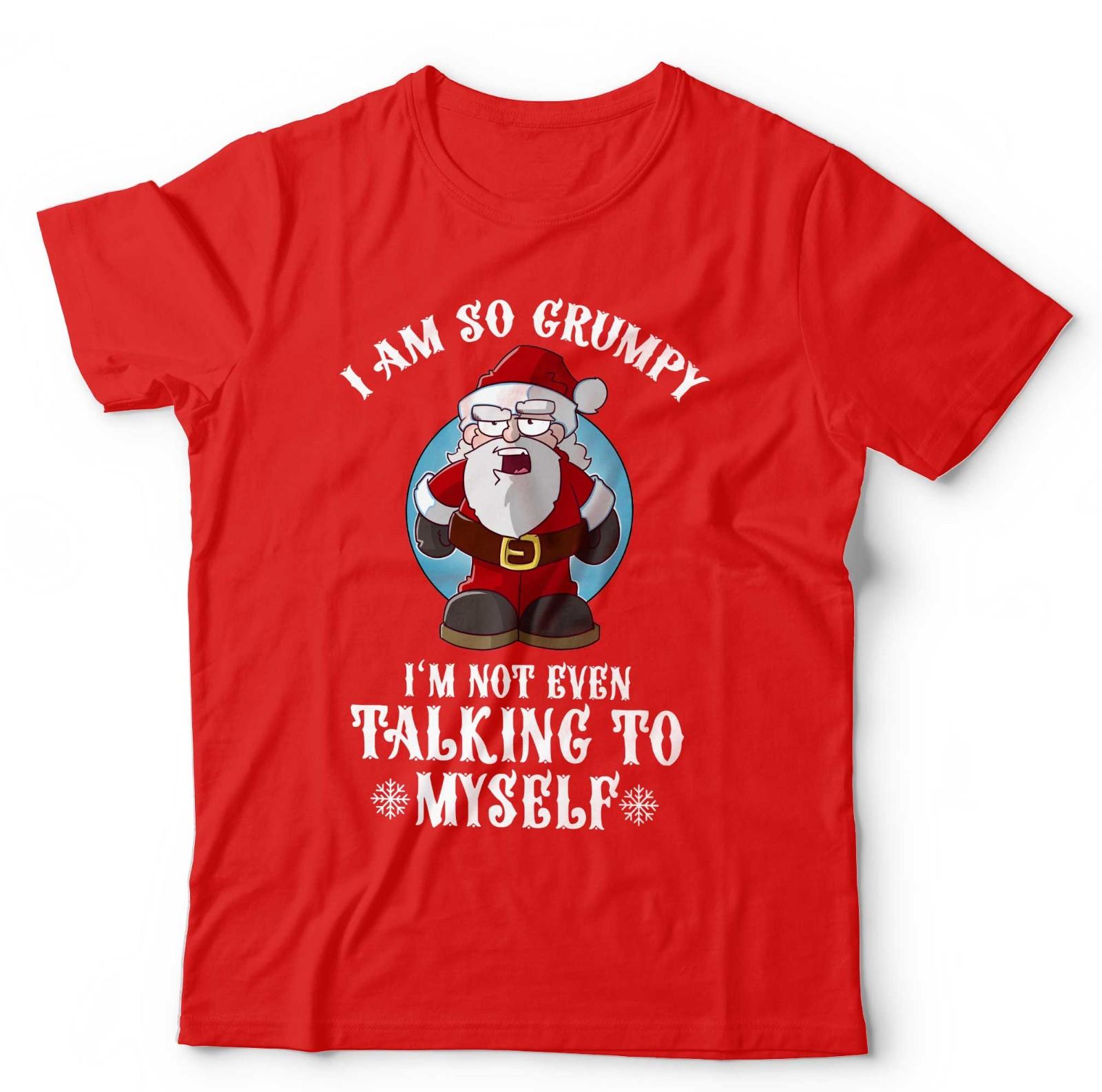 Christmas Grumpy Santa T Shirt Mens Womens Tees Top Unisex and Funny Festive Xmas Holiday Party 4XL