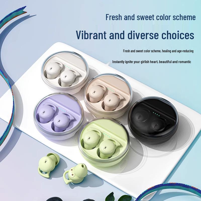 Soft In-Ear Bluetooth Sleep Earphones: Pain-Free, Long-Wearing, Noise-Cancelling for Side Sleeping