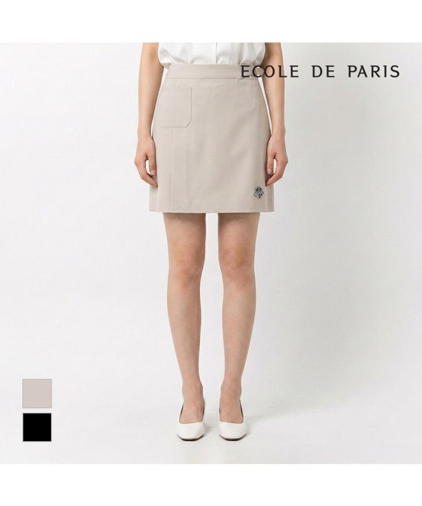 ECOLEDEPARIS Side Buckle Mini Skirt_Rb23Wsa001Z