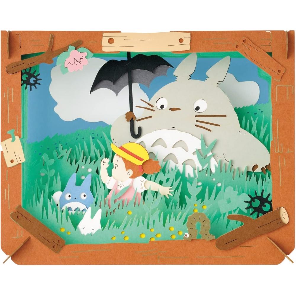 Ensky  Ensky  Paper Theater My Neighbor Totoro Pt 062n WalkIng In The Field