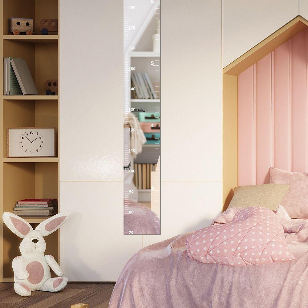 Foldable Growth Chart Mirror for Wall Growth Chart Puzzle Mirrors Gifts Growth Chart Mirror