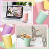 Paper Cup Disposable Paper Cup Design Multi-Color Paper Cup Court Party Supplies Disposable Paper Cup Hot Cold Drink Coffee Festival Celebration