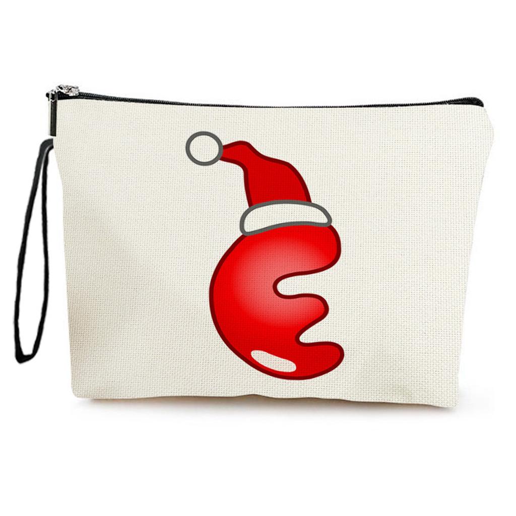Christmas Candy Cosmetic Bag Women's Portable Storage Bag