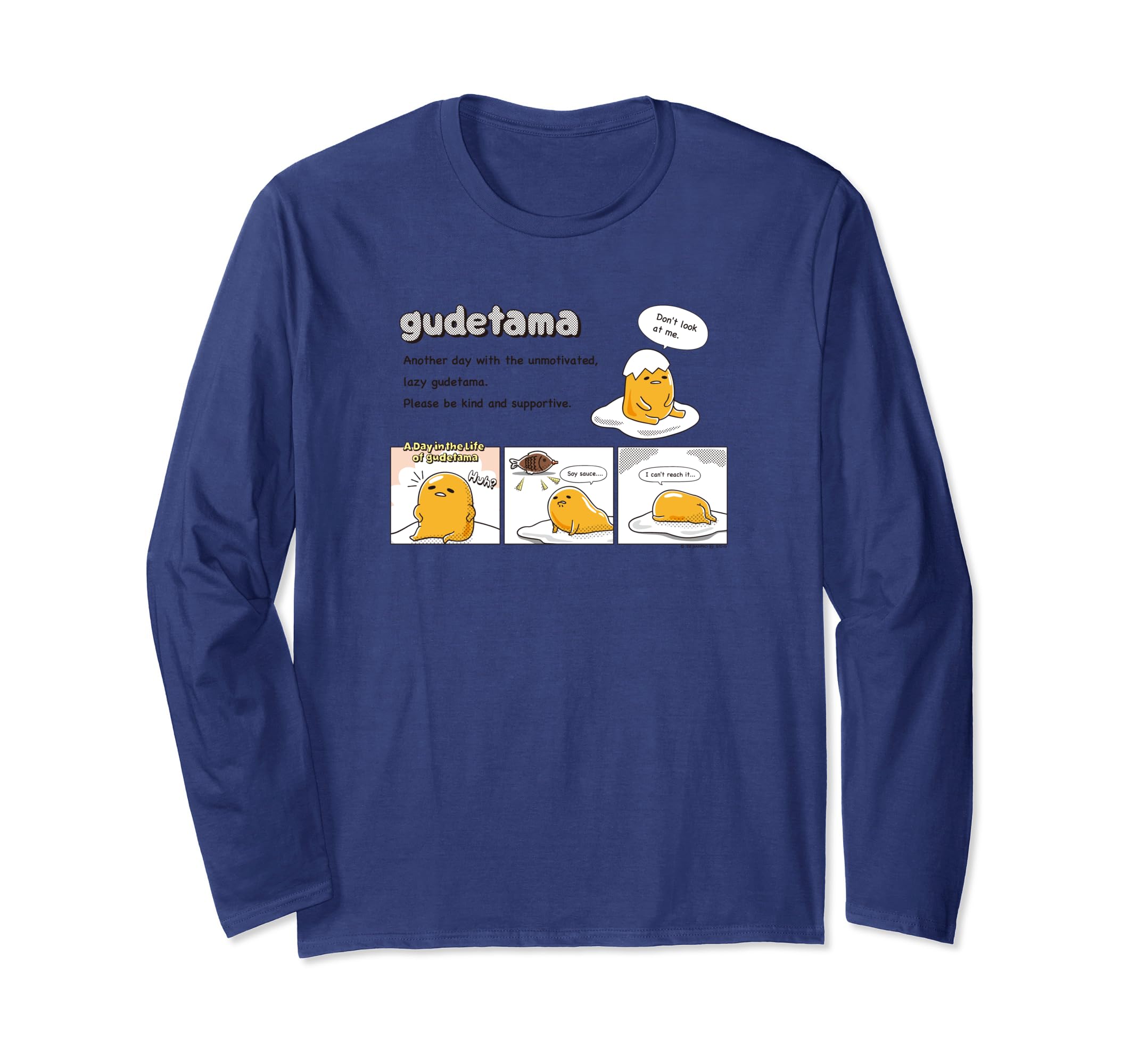 

Gudetama Comic Long Sleeve T-Shirt