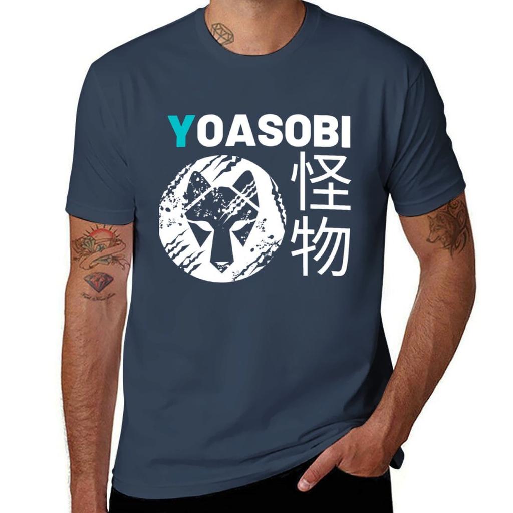 Yoasobi Kaibutsu T-Shirt Lässiges Mode-Print-T-Shirt Oberteil