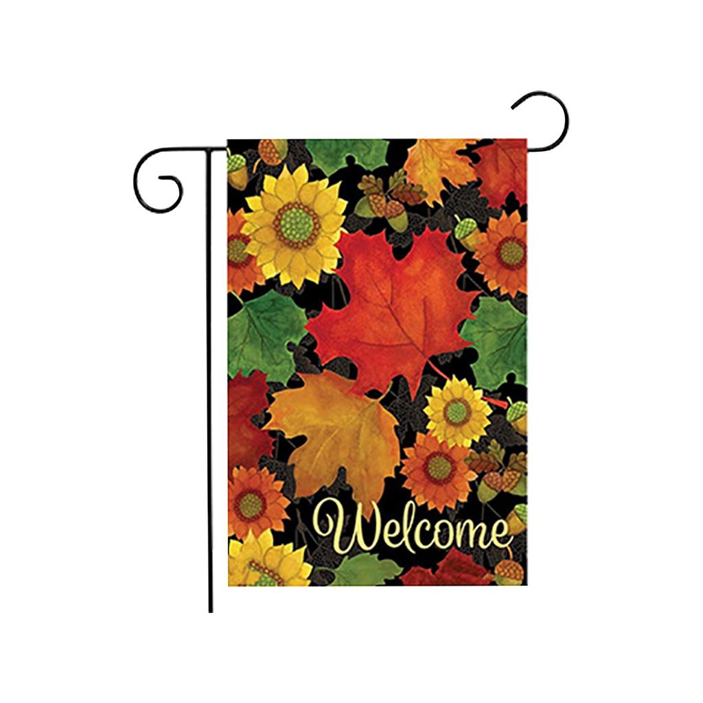 Ahornblatt Sonnenblume Garten Gartenflagge