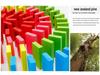 Children's Wooden Educational Marble & Dominoes Set with Number Calculation & Building Blocks