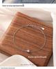 S925 Sterling Silver Four-Leaf Clover Women's Bracelet with Zircon