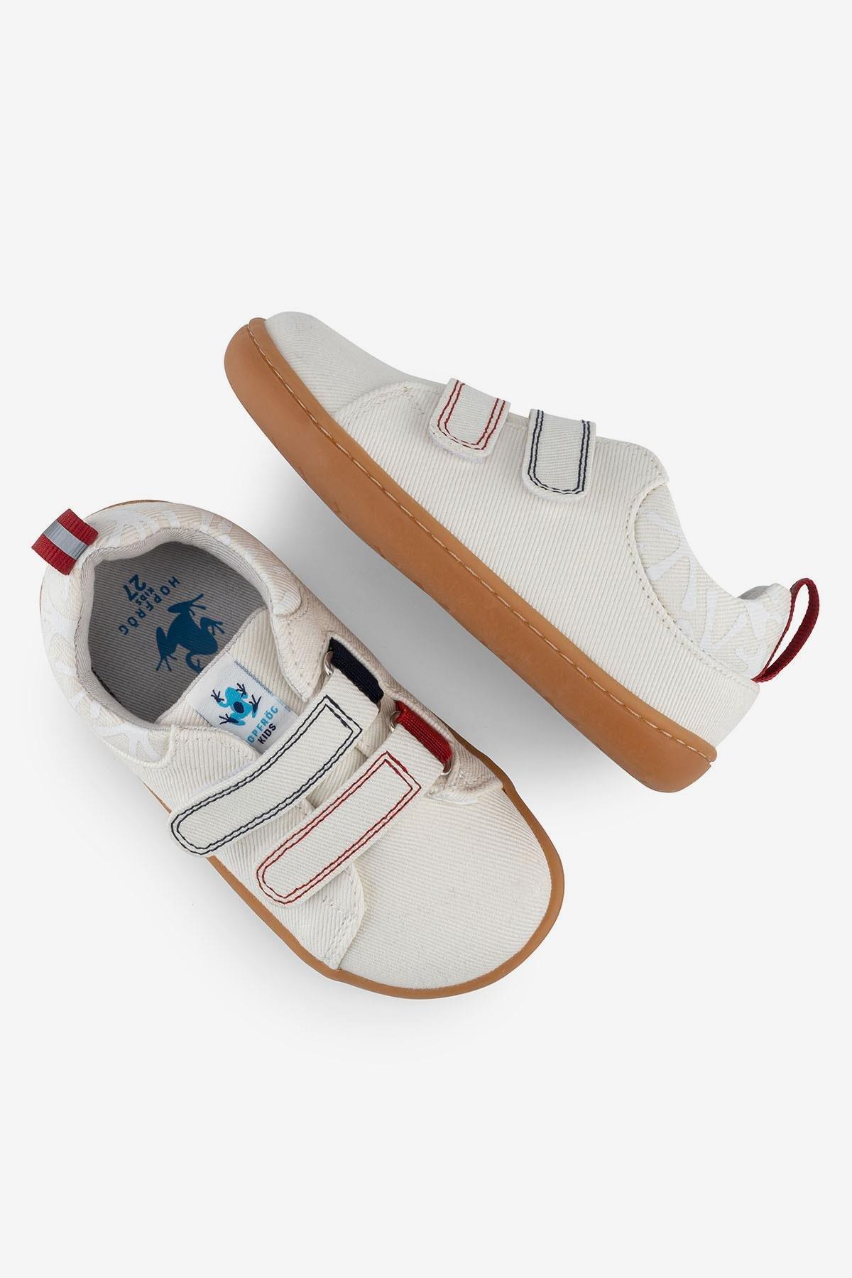 

Smart Walker Recycled Canvas Eco Off-White Barefoot Kids Shoes 31 білий