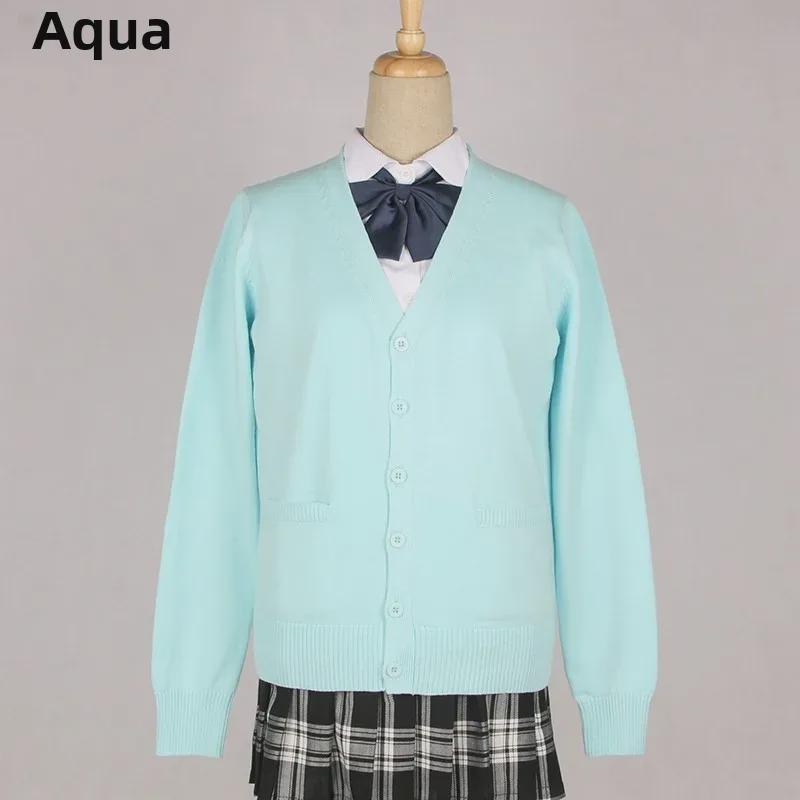 Svetr kardigan ve stylu sen pro JK pro ženy - Vysokoškolská uniforma, jaro a podzim