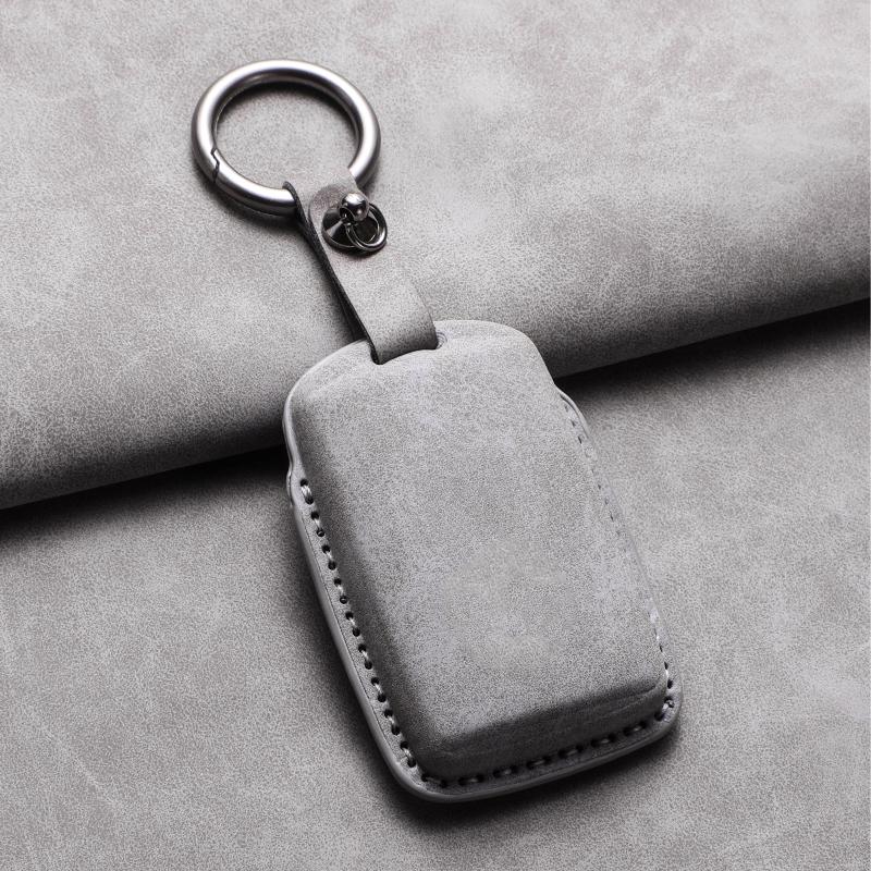 Fit For Mazda 3 Axela Key Fob Case Cx5 Cx4 Attila Cx50 Travel Cx30 Genuine Leather Auto Key Fob Mount Case Flip Flop Key Ring Automotive Auto