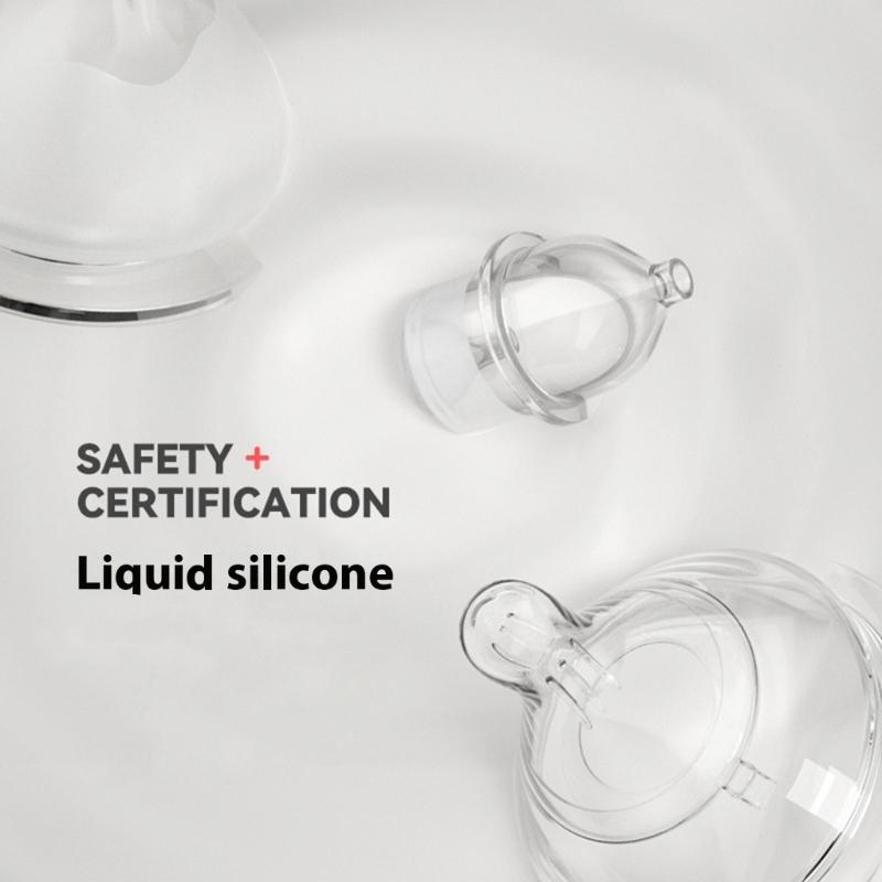 Portable Baby Nasal Aspirator With Hygienic Anti Backflow Design Gentle Hand Controlled Suction Quiet Operation