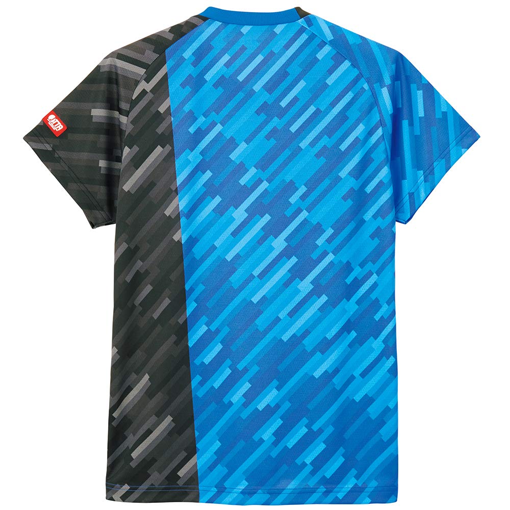 VICTAS Table Tennis Unisex Game Shirt JTTA 031483 V-GS920, Certified, Moisture-Wicking, Quick-Drying, Blue, XS,