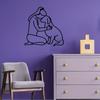 Metal Wall Art Minimalist Portrait Easy Hang Living Room Bedroom Decor
