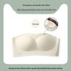 Bezešvá bandeau podprsenka bez ramínek proti sklouzávání pro malá prsa - Letní tenký styl, neviditelný push-up s krásným designem zad