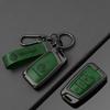 For VOLKSWAGEN VW VW Zinc Alloy Leather Car Key Case Cover For Volkswagen Tiguan MK2 Magotan Passat B8 CC Shell Fob key chain Ac