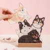 2026 Cute Three-dimensional Cat Dog Series Desk Calendar Table Planner Yearly Organizer Memo Notes Home Office Daily Scheduler