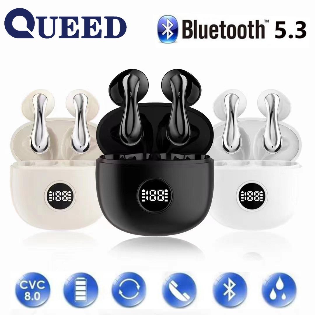 

Беспроводная Bluetooth-гарнитура с каплями воды, полувкладышами, ультра-длительным сроком службы батареи и большим количеством водонепроницаемых наушников