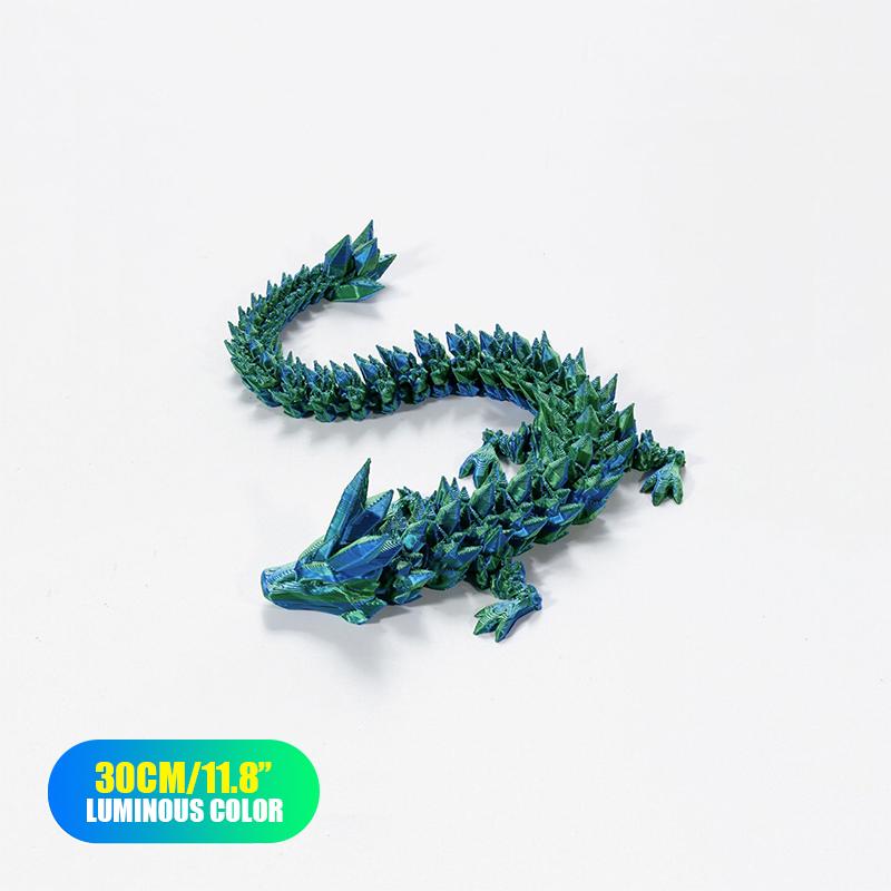 3D Imprimat Gem Dragon Articulat Rotativ 3D Dragon Jucărie Mystery Dragon Ouă Articulații Posibile Fidget Jucărie Surpriză Pentru Autism ADHD