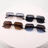 Classic Men Zinc Zinc Alloy Sunnies Gradient Color Anti-UV Glasses Party Women HD Sunglasses  Gift