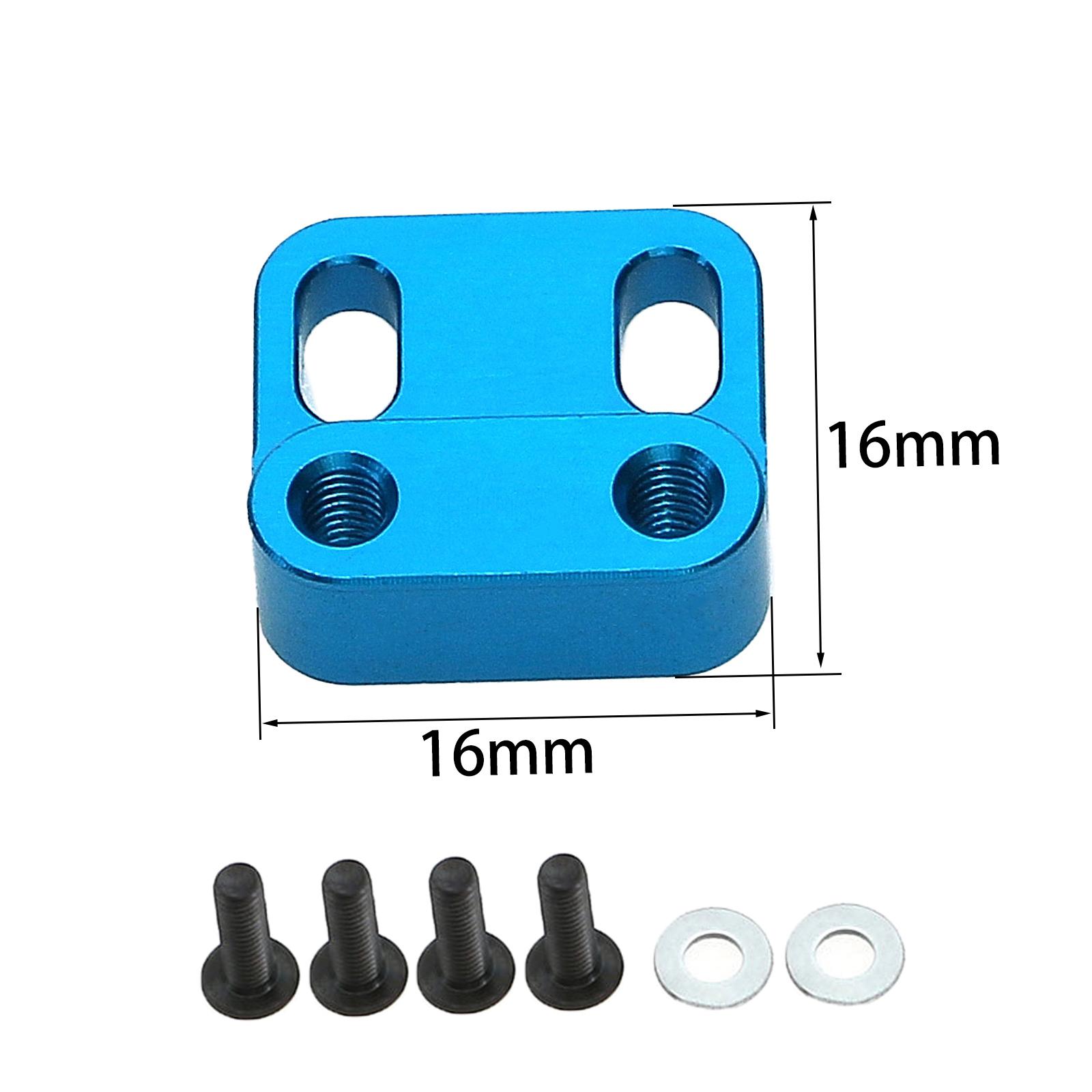 

Aluminum Alloy Servo Mount Bracket, Steering Gear Seat Replacement for M05 M-05 1Celsius10 RC Cars, Easy Installation