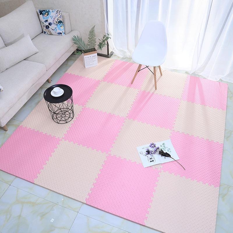 30X30cm 1/2.5cm Thick Interlock Puzzle Mat Children Activity Carpet Soft Non Slip Foam Floor Living Room Play Area 4/8 PCS