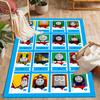 Thomas Friends Express Themed Anti-Slip Rugs - Polyester Home Decor, Suitable for Bedrooms, Living Rooms, Doorways, Studios, and Decorations