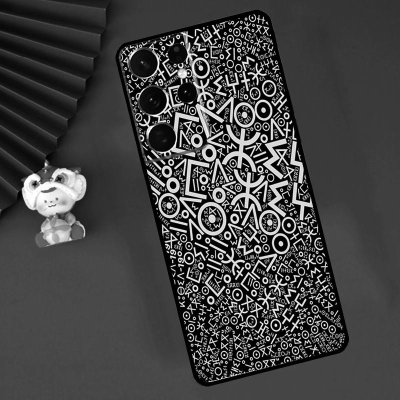 Amazigh Flag Case For Samsung Galaxy S24 Ultra S22 S23 Plus Note 10 Note 20 S8 S9 S10 S20 S21 FE Cover
