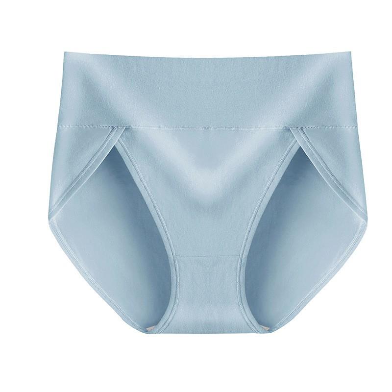Big Size Female Spring and Autumn Cotton High Waist High Stretch Briefs