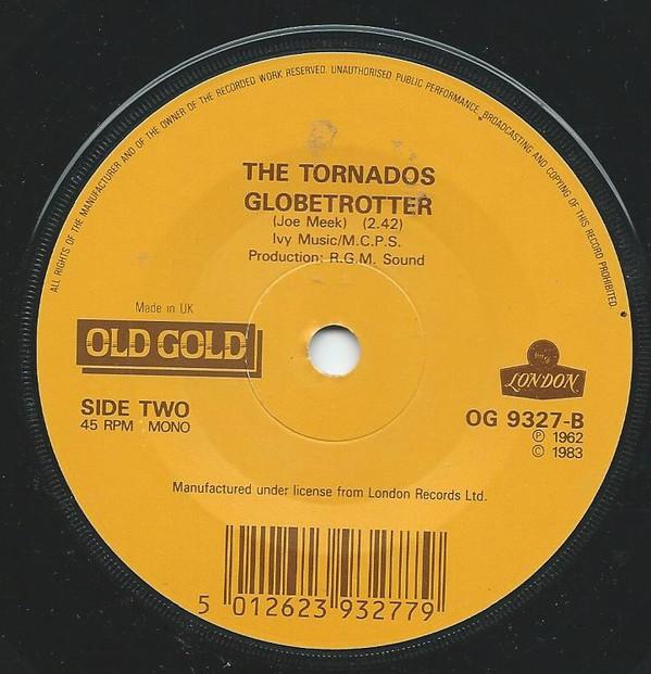 

7inch Record TORNADOS Telstar Globetrotter OG9327 Old Gold UK Rock Used