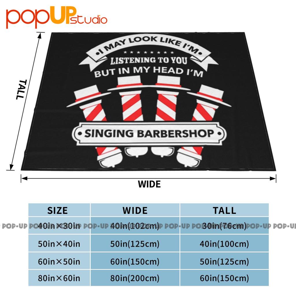 In My Head Im Singing Barbershop Quartet Ultra-Soft Blanket Quilt Winter Sofa Cover Bed Covers