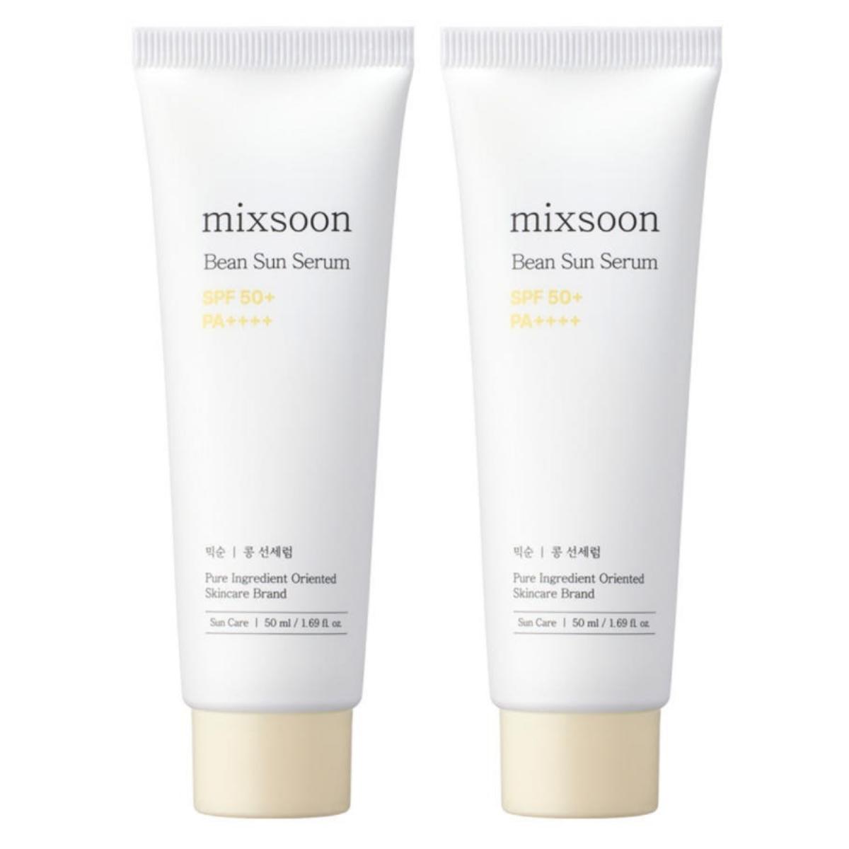 mixsoon Bean Sun Essence SPF 50+ PA++++ - Hydrating & Nourishing UV Protection 50ml (Set of 2)