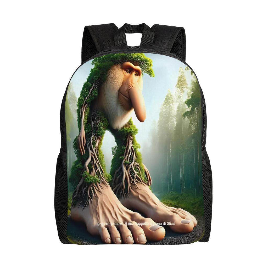 Italian Brainrot Backpack Hiking Backpacks Male Kawaii School Bags Design Breathable Rucksack