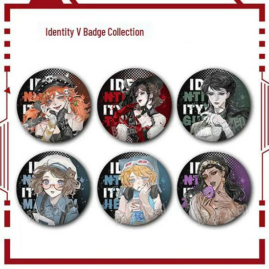 

Identity V Фанмейд Чирлидер Чародейка Слепая Девушка Механик Брелок Значок 58mm Tinplate