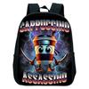 Italian Brainrot Backpack Toddler Boys Kindergarten Bag Cartoon Cappuccino Saaassino School Bags Boys Girls Animals Bookbag Gift